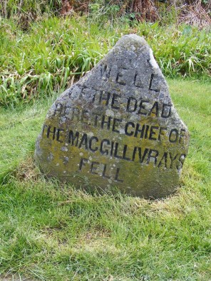 356 Clan Marker Culloden Moor 22 May 2016